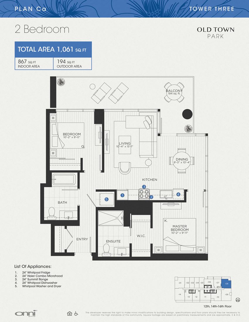 Plan Ca - Tower THREE